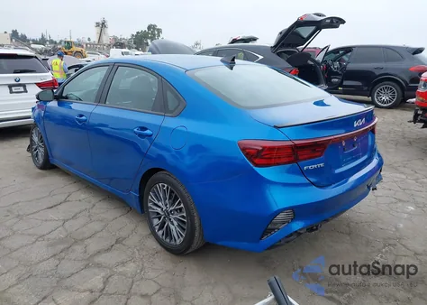 2022 Kia Forte Gt-Line из США, поврежденный, VIN 3KPF54AD4NE473922